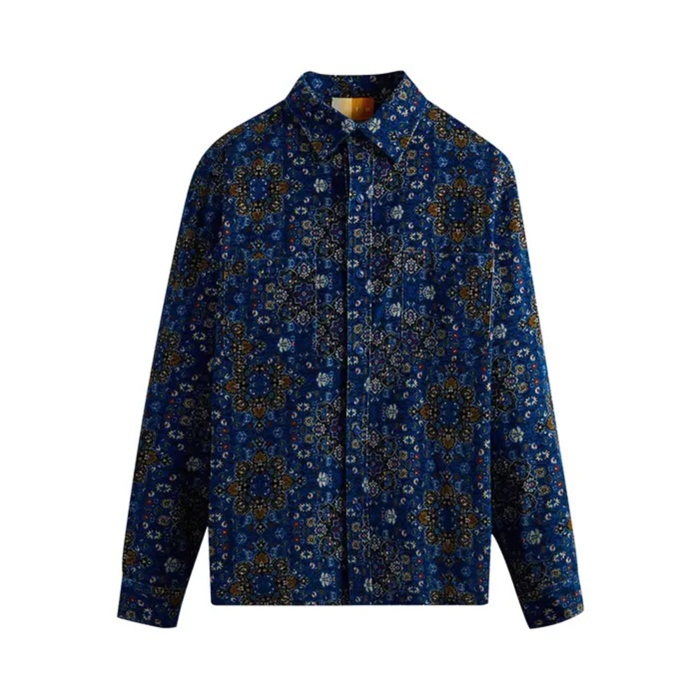 Kith Corduroy Printed Apollo Shirt 'Voyage'